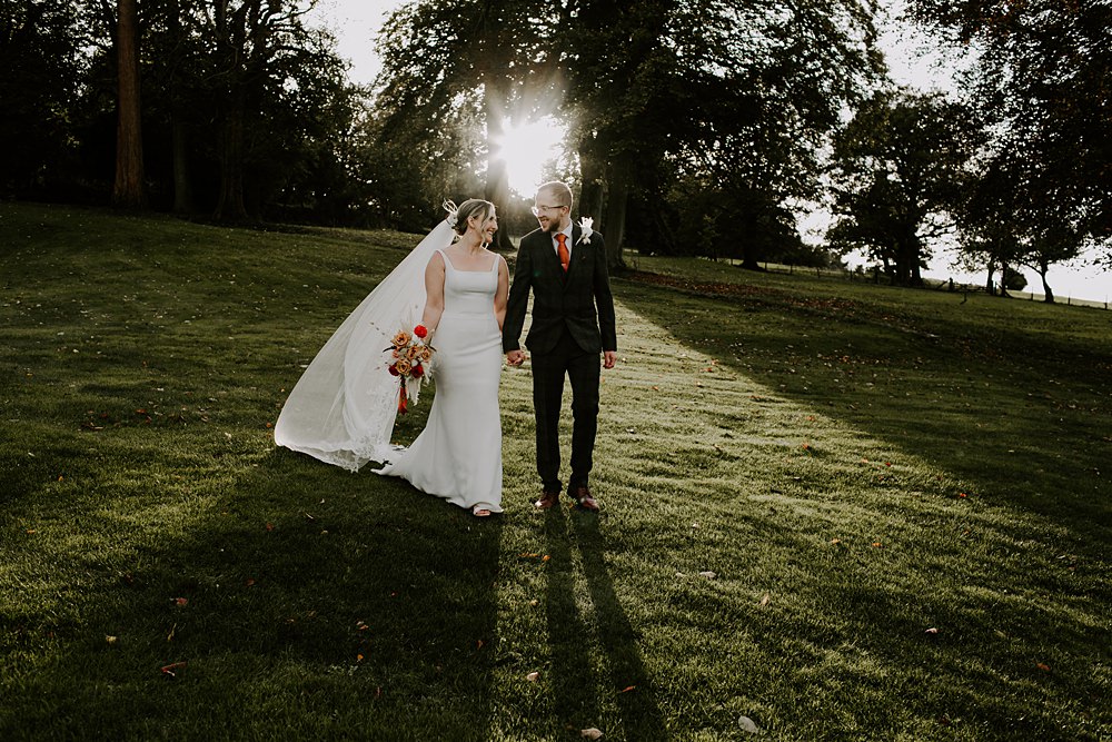 Burnt Orange Wedding Sian Hall Photography