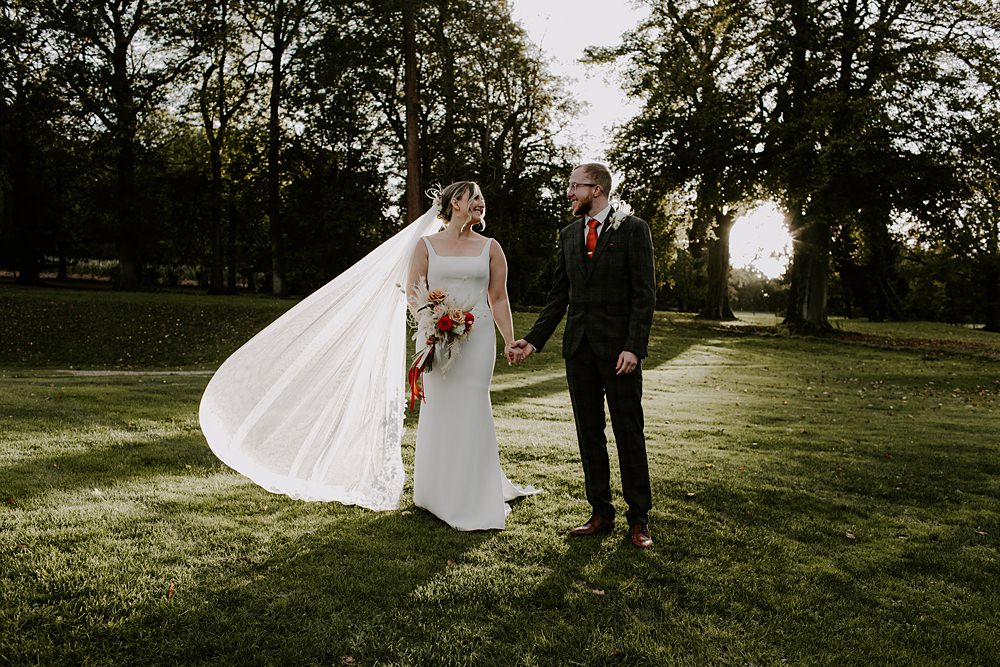 Burnt Orange Wedding Sian Hall Photography