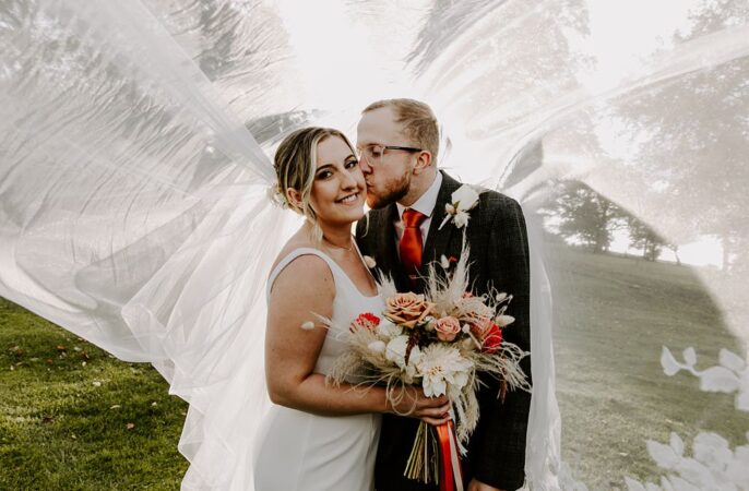 Burnt Orange Wedding Sian Hall Photography