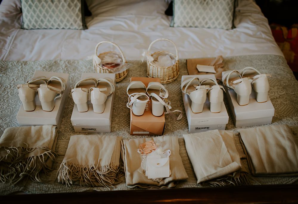 Bridesmaid Shoes Gifts Burnt Orange Wedding Sian Hall Photography