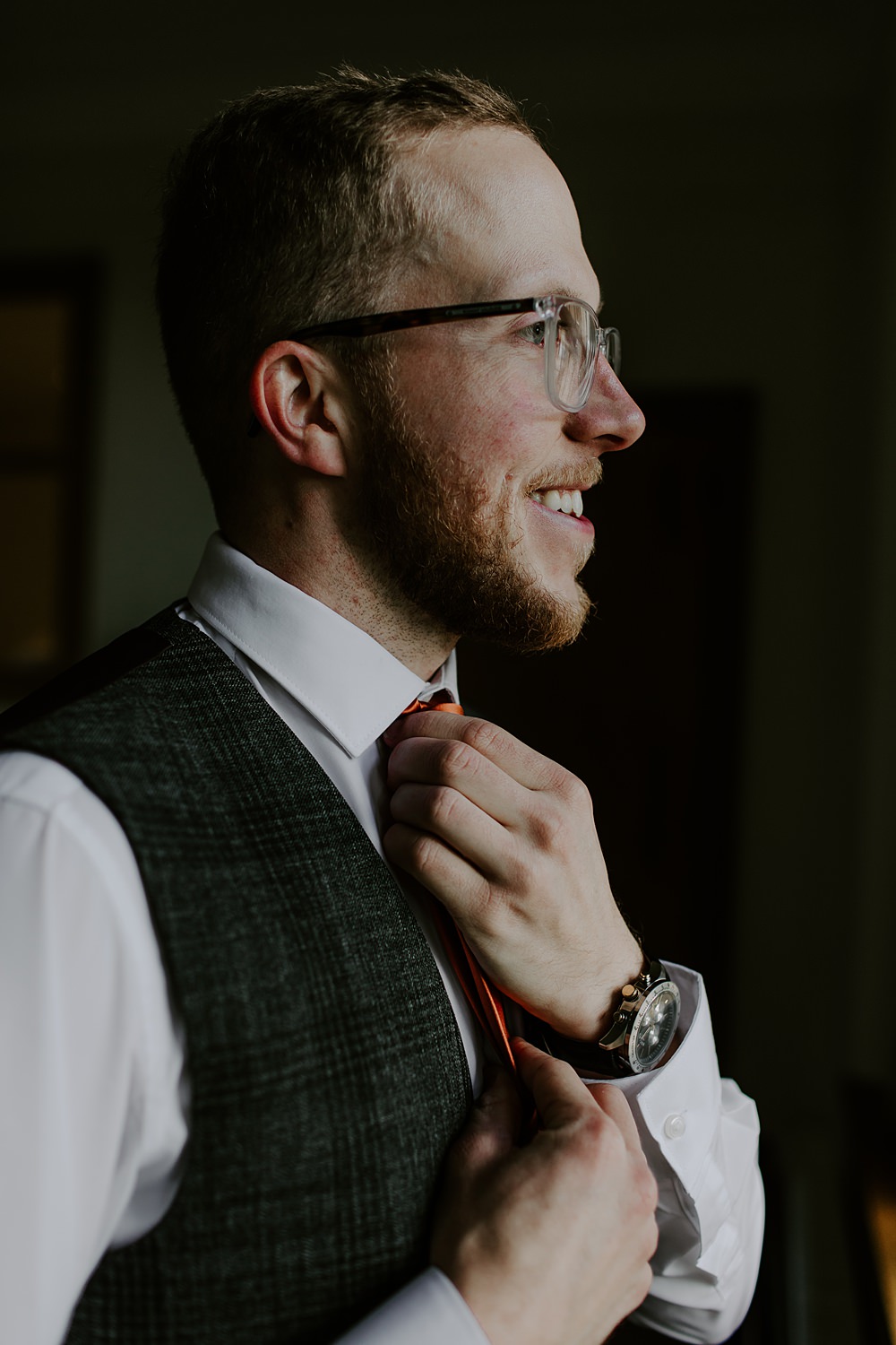 Burnt Orange Wedding Sian Hall Photography