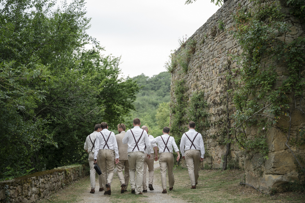 Groomsmen Braces Shirts Chinos Chateau de Queille Wedding Award Weddings