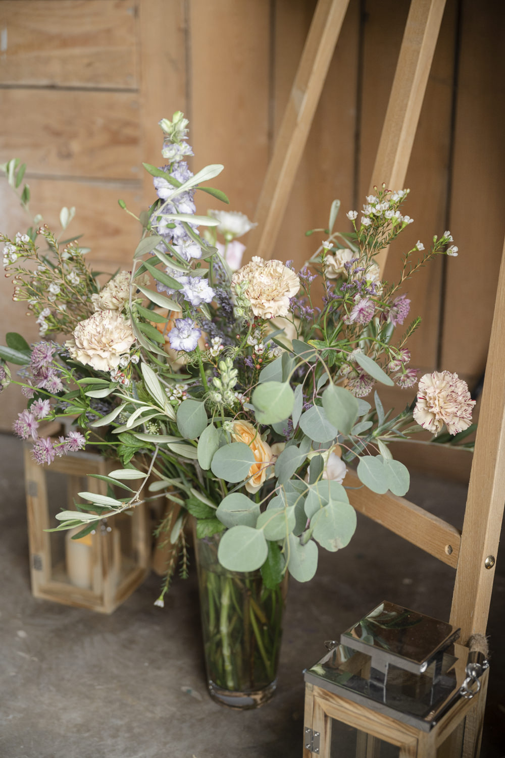 Flower Arrangement Eucalyptus Chateau de Queille Wedding Award Weddings