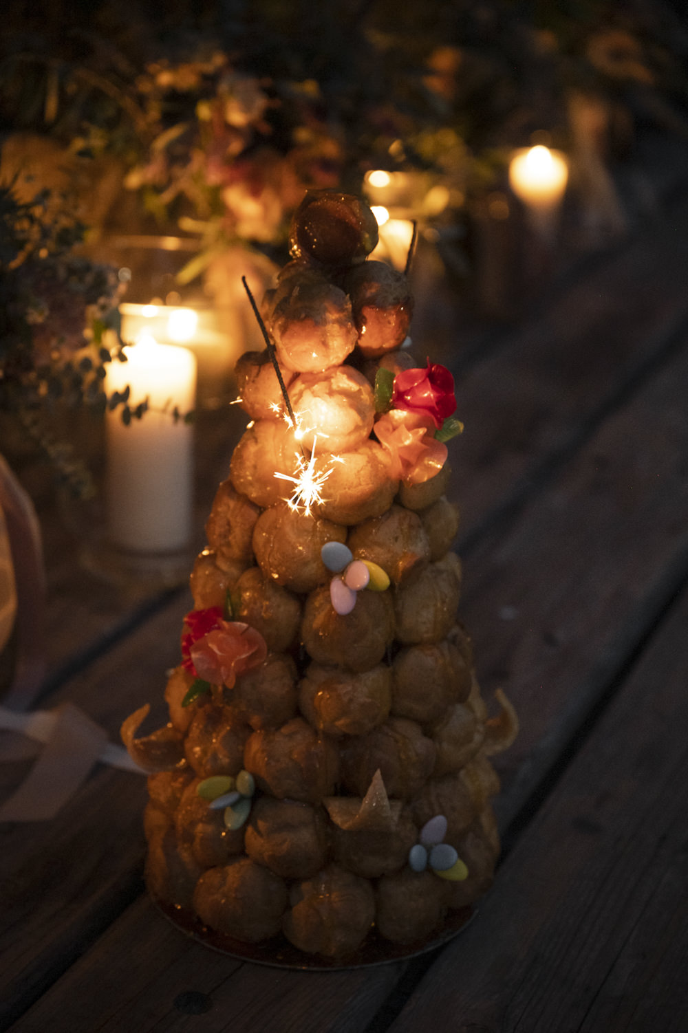 Profiteroles Dessert Cake Chateau de Queille Wedding Award Weddings