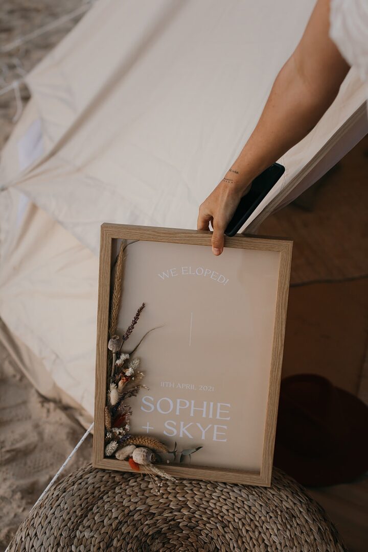 Elopement Announcement Print Oydin Mei