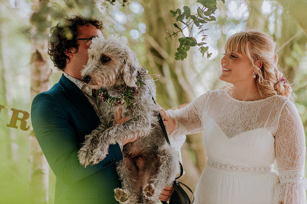 Pet Dog Low Osgoodby Grange Wedding Peter Hugo Photography