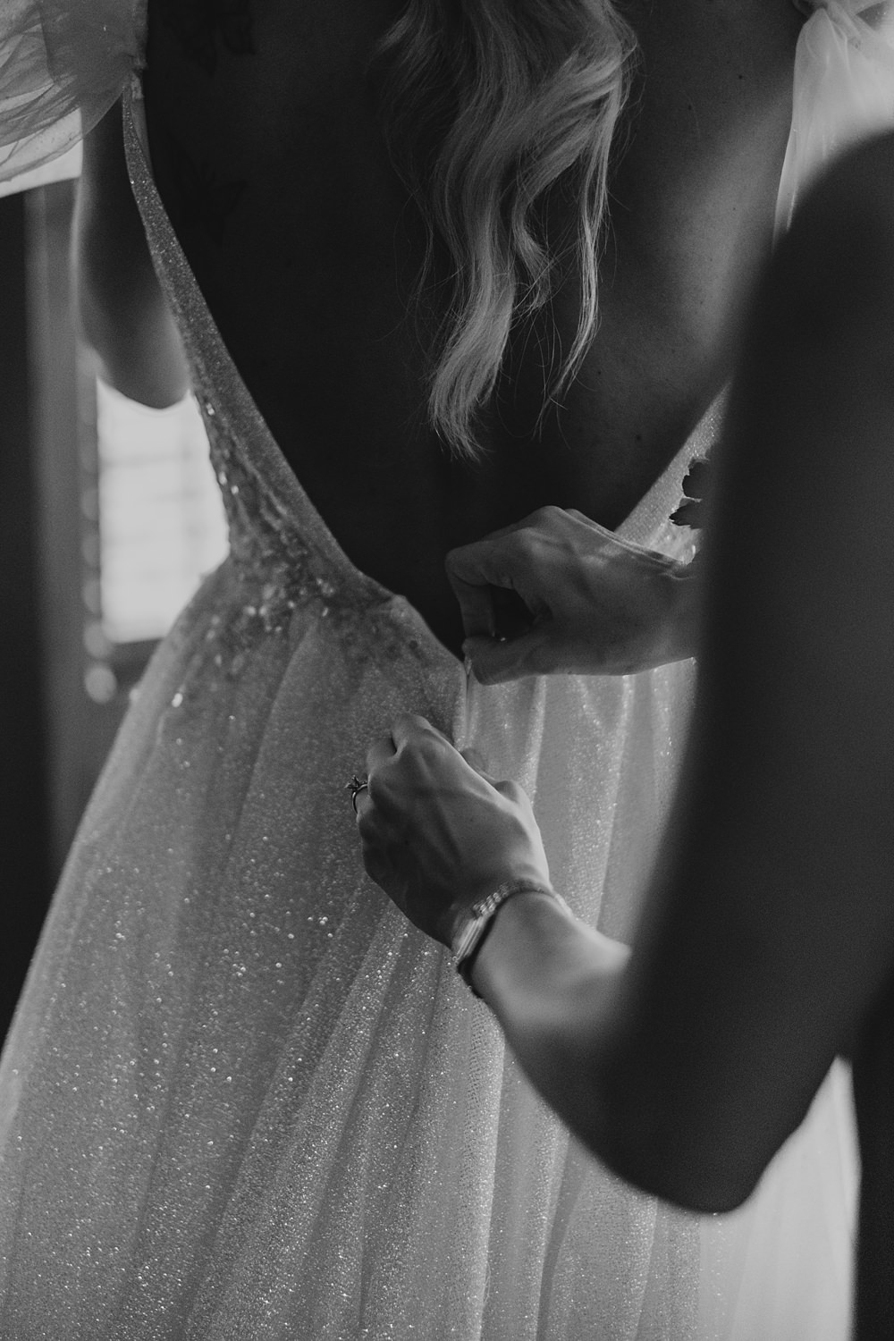 Glitter Sequin Dress Gown Cape Veil Cap Sleeves Milla Nova Rayavadee Krabi Wedding Thailand Blancorazon Wedding
