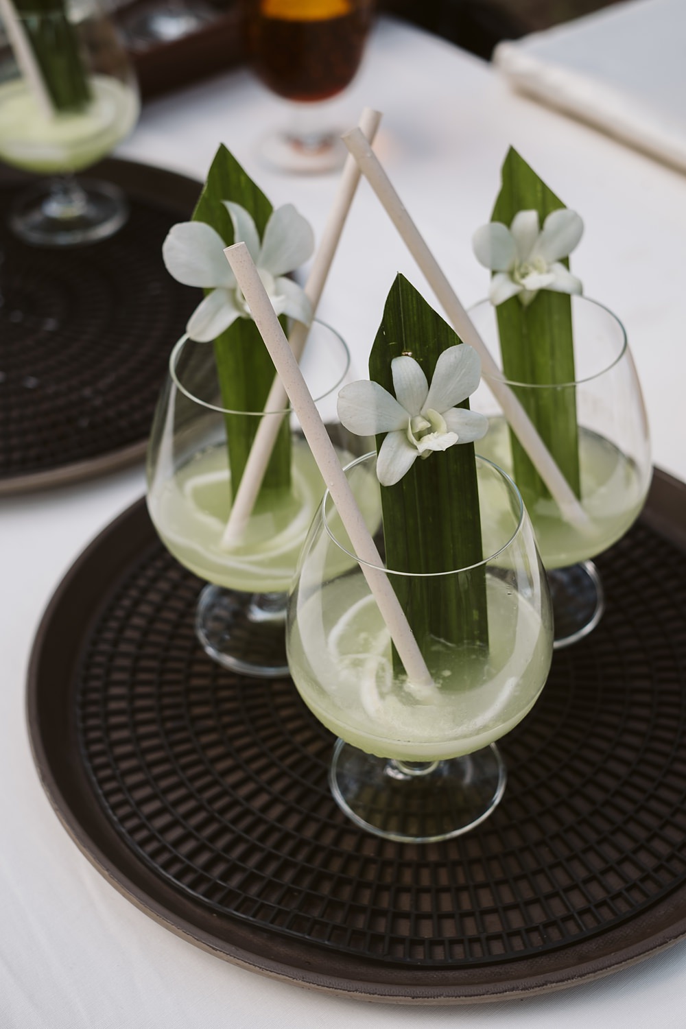 Cocktails Drinks Rayavadee Krabi Wedding Thailand Blancorazon Wedding