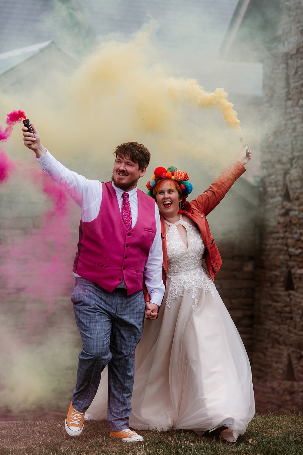 Smoke Flare The Wholehouse Wedding Katherine and her Camera