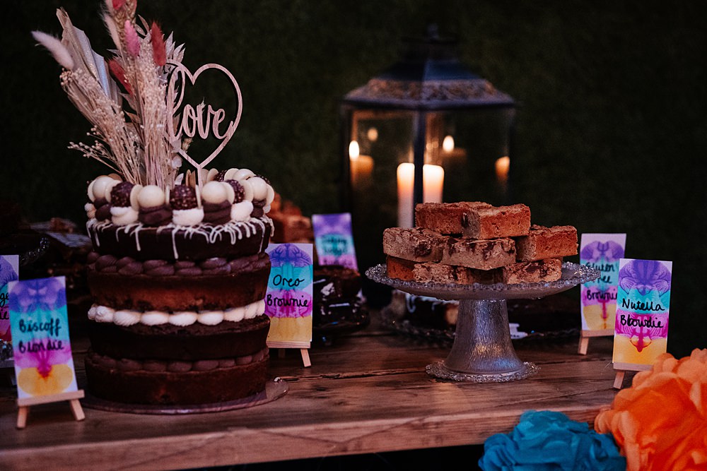 Brownie Dessert Table The Wholehouse Wedding Katherine and her Camera