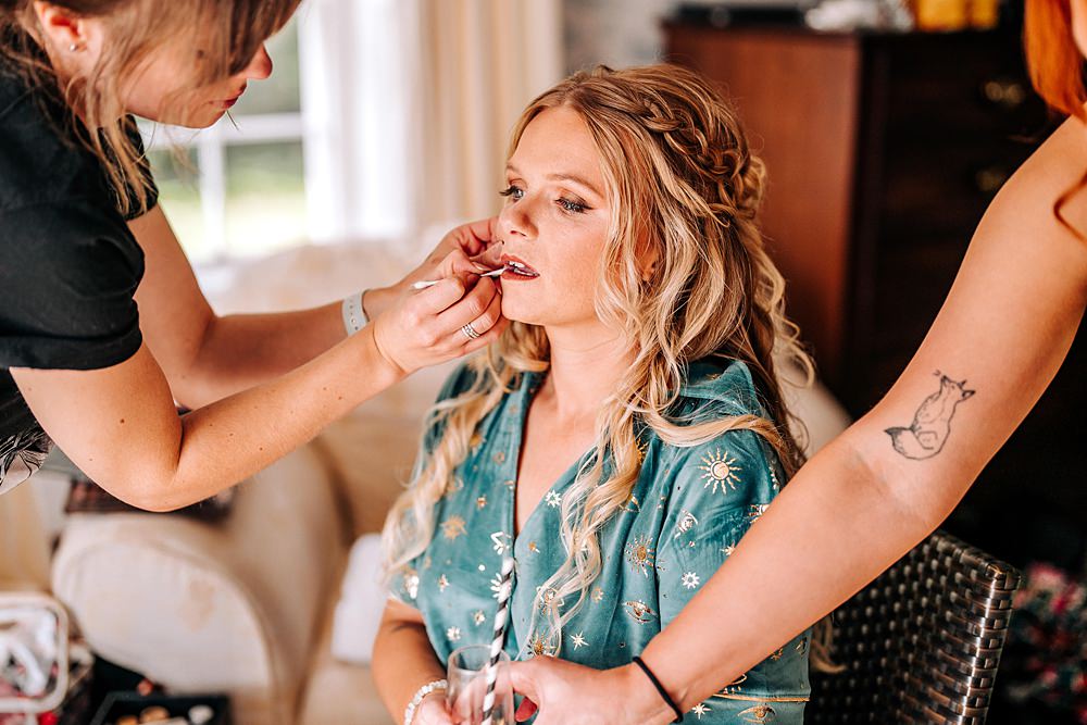 Bridal Makeup Tredudwell Manor Wedding Dan Ward Photography