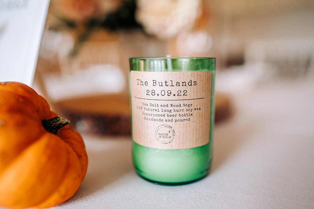 Candle Favour Tredudwell Manor Wedding Dan Ward Photography
