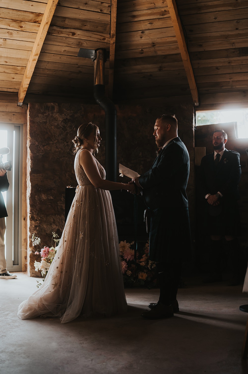 Warm Celestial Wedding Firewood Film