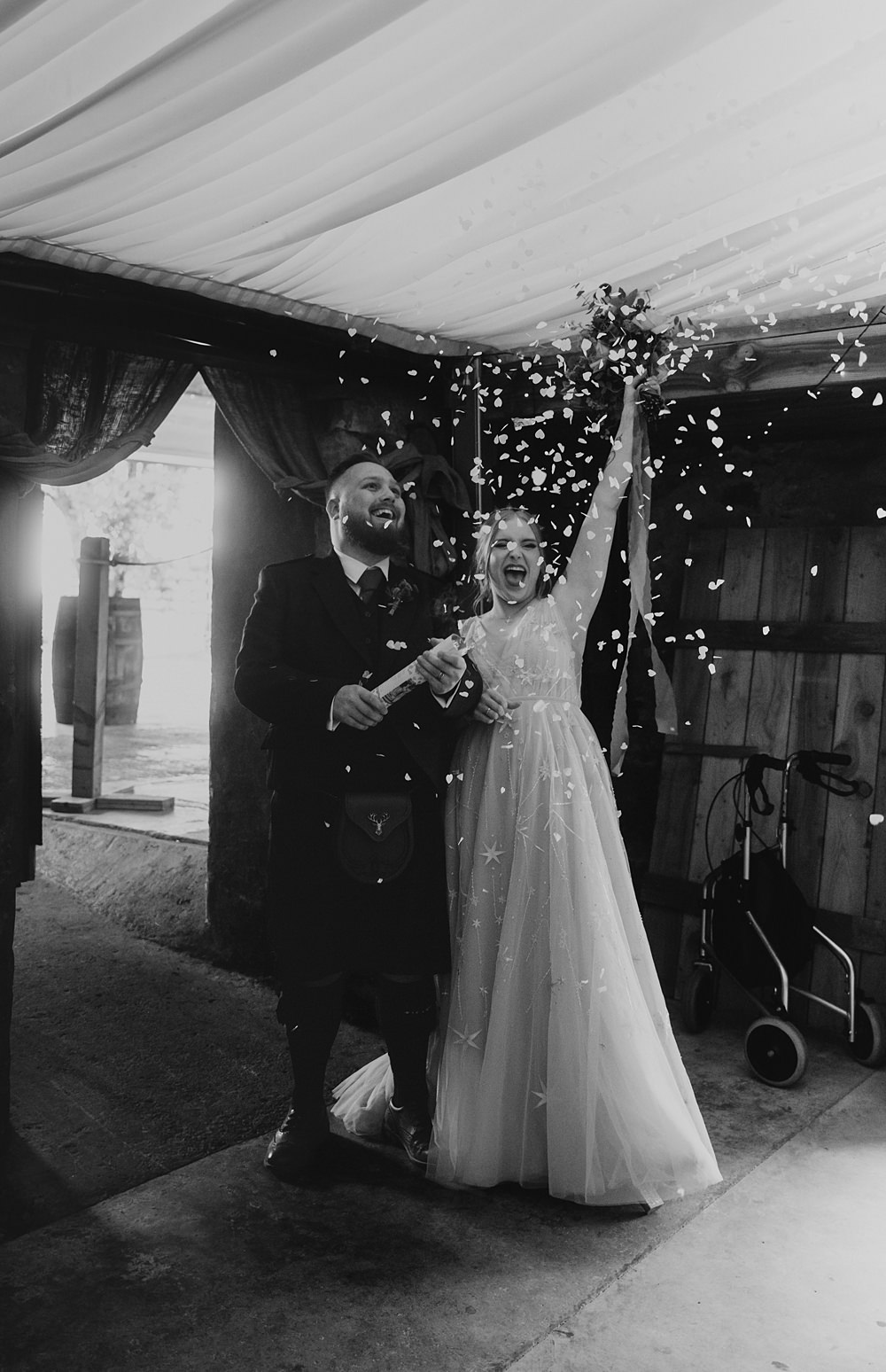 Warm Celestial Wedding Firewood Film