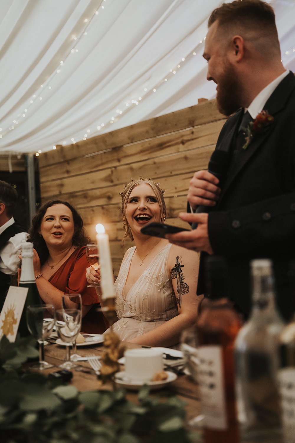 Warm Celestial Wedding Firewood Film