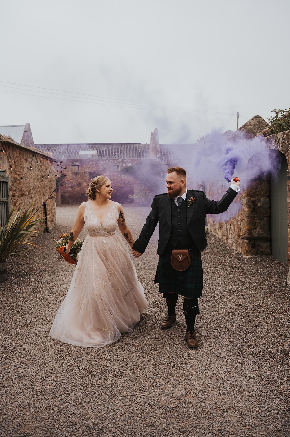 Warm Celestial Wedding Firewood Film