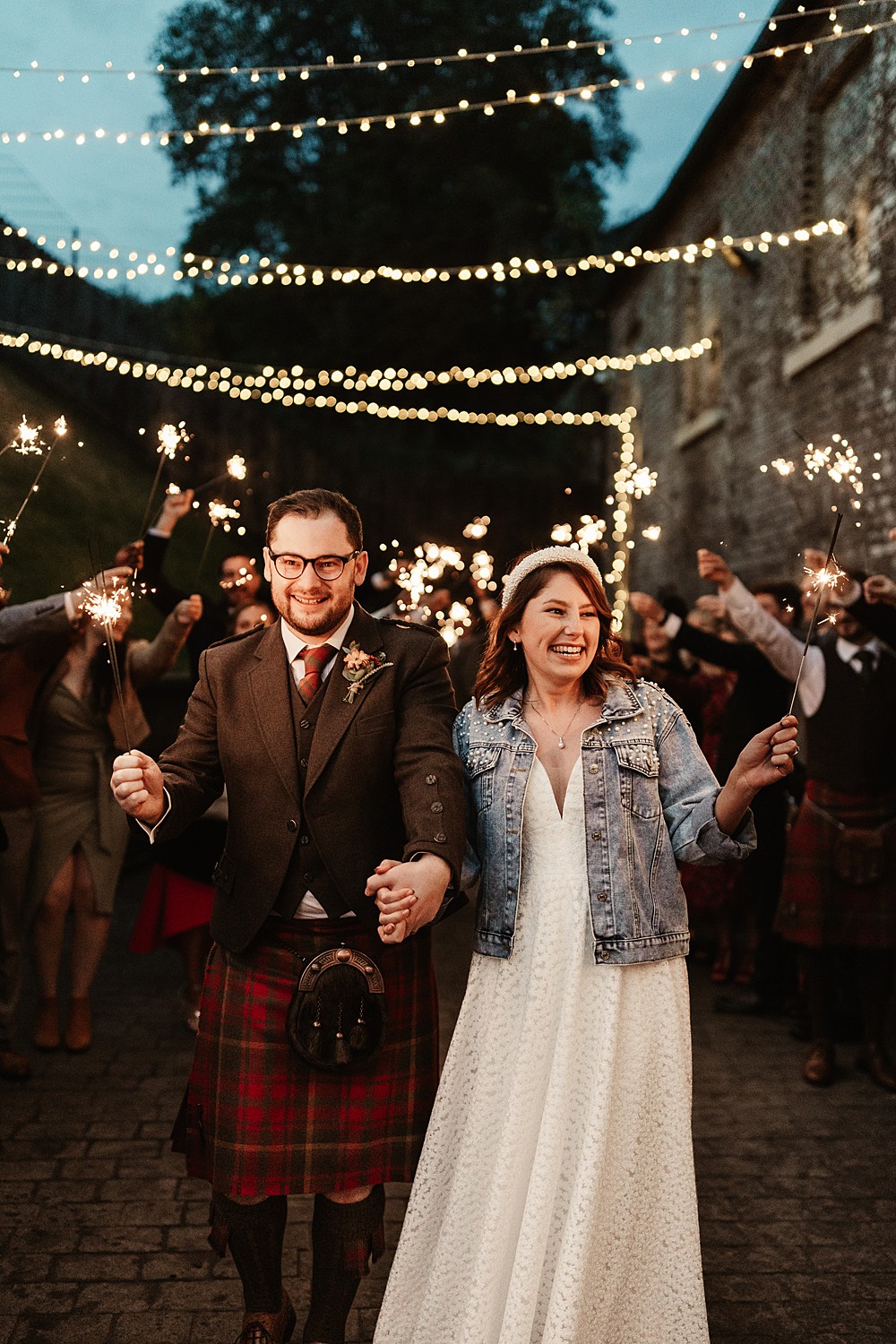 Sparkler Exit Engine Works Wedding Emma Lawson Photography