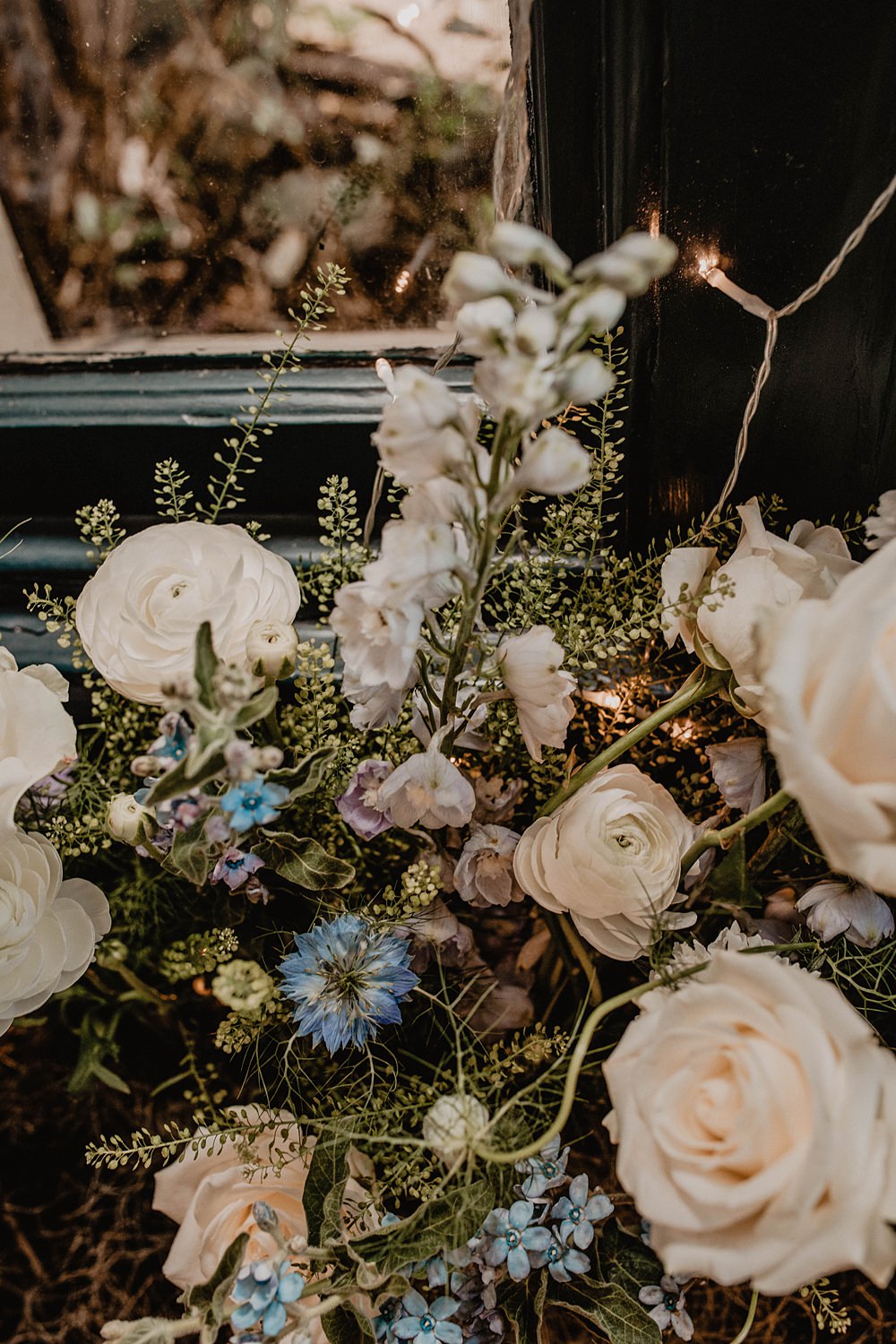 Flowers Greenery Nigella Rose Georgian Townhouse Wedding Camilla Andrea Photography