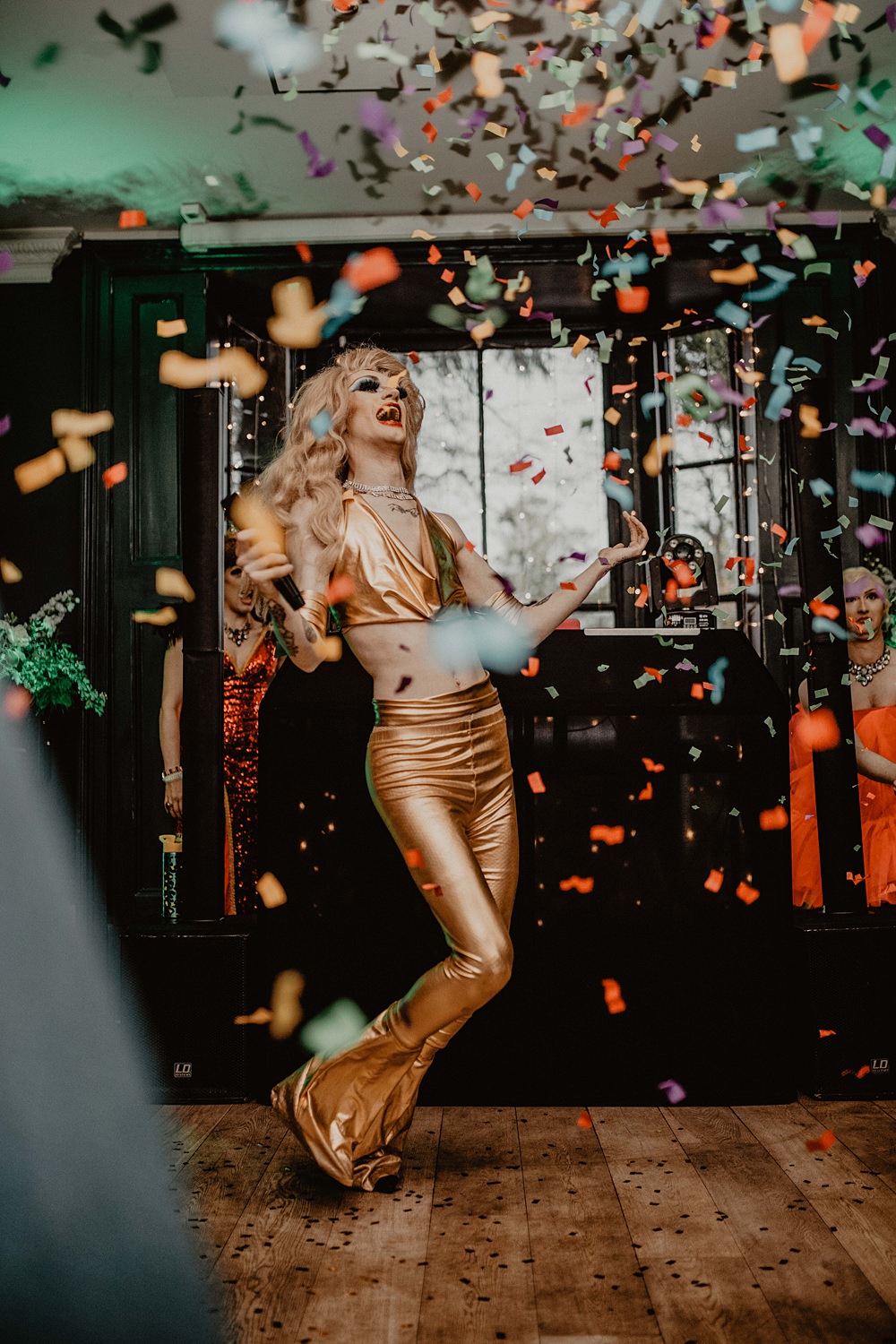 Drag Entertainers Georgian Townhouse Wedding Camilla Andrea Photography