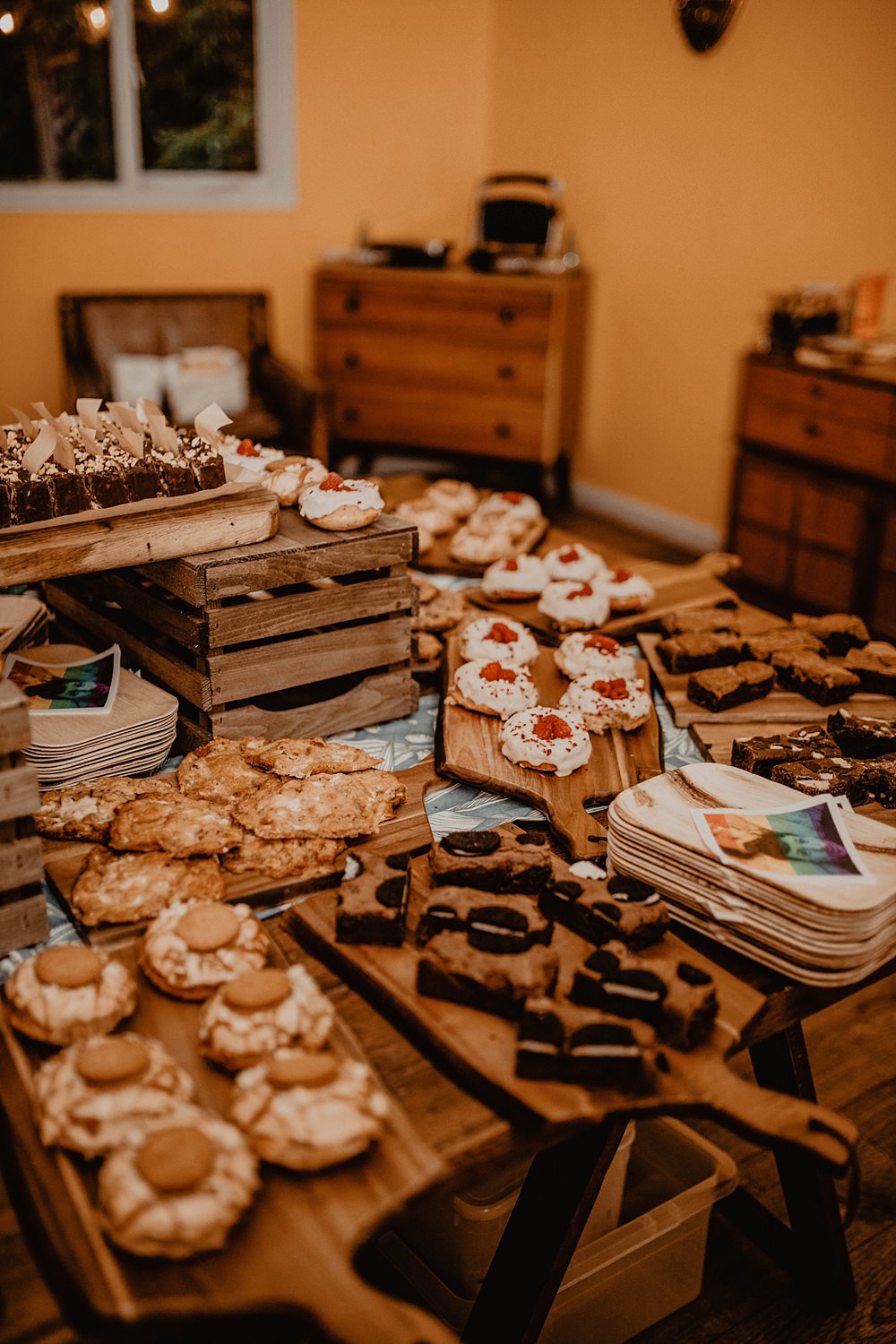 Cake Dessert Buffet Table Georgian Townhouse Wedding Camilla Andrea Photography