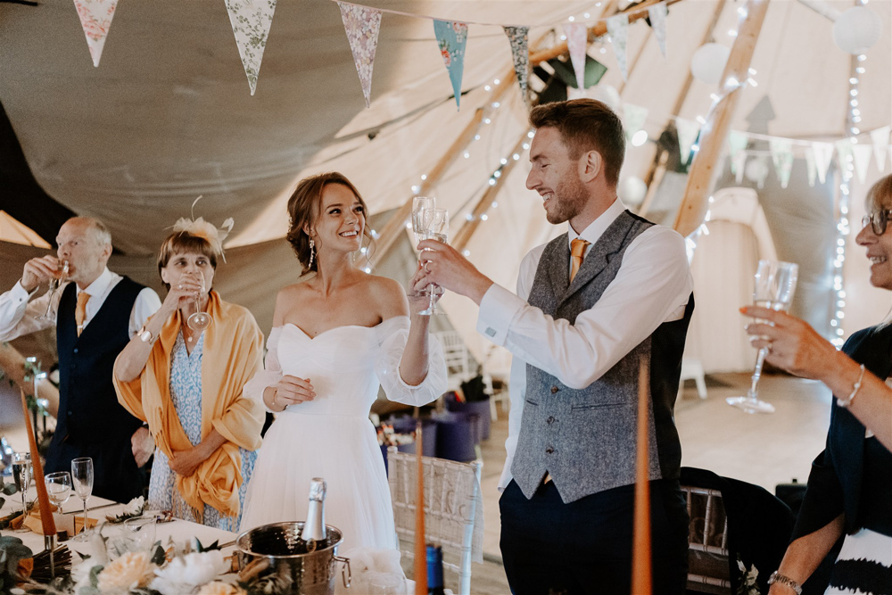 Leicestershire Tipi Wedding Gina Fernandes Photography