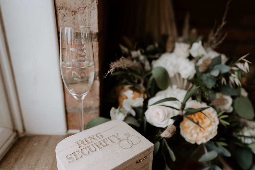 Ring Box Leicestershire Tipi Wedding Gina Fernandes Photography