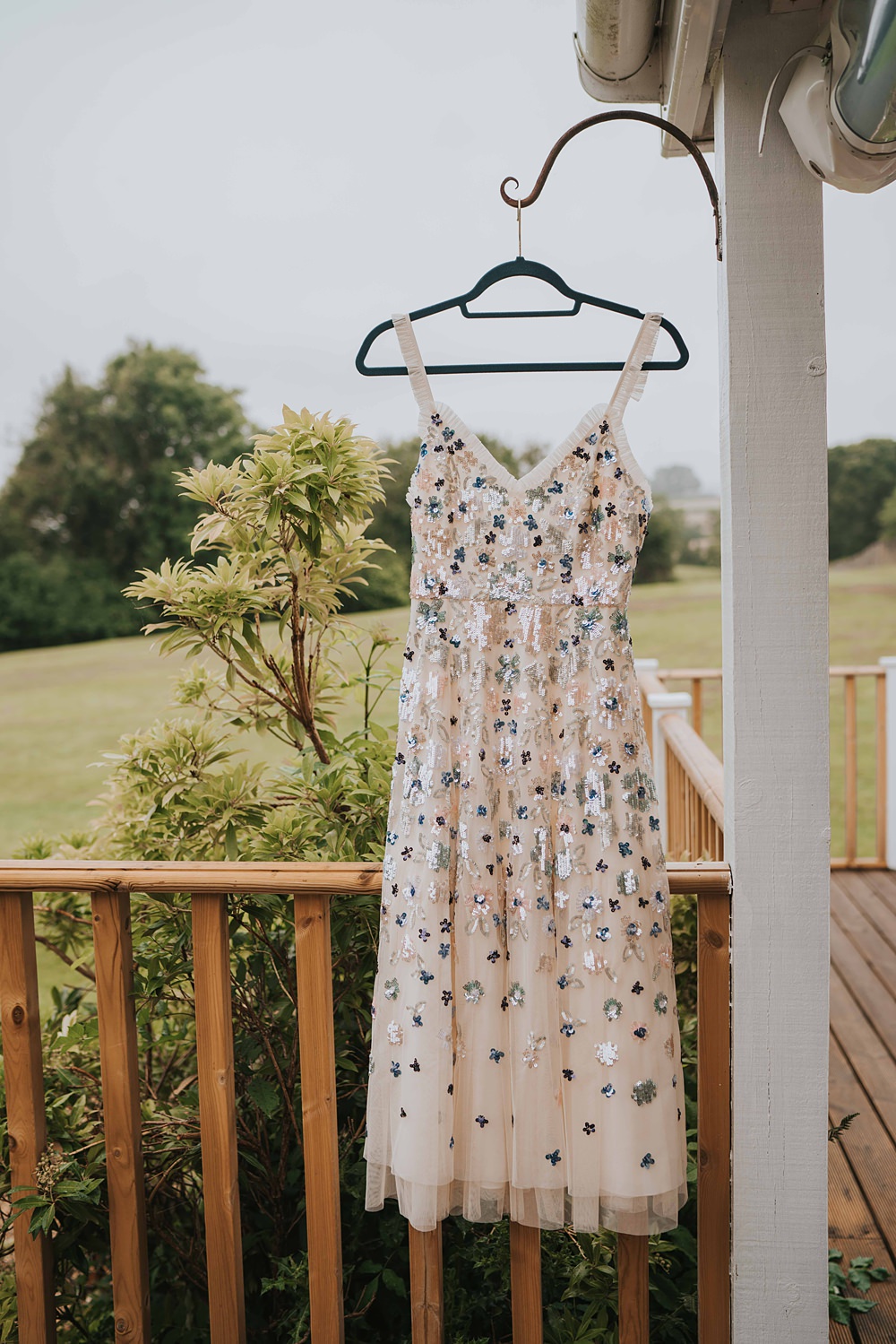 Bridesmaid Dress Sequin Embroidered Needle Thread Marshwood Manor Wedding Grace Elizabeth