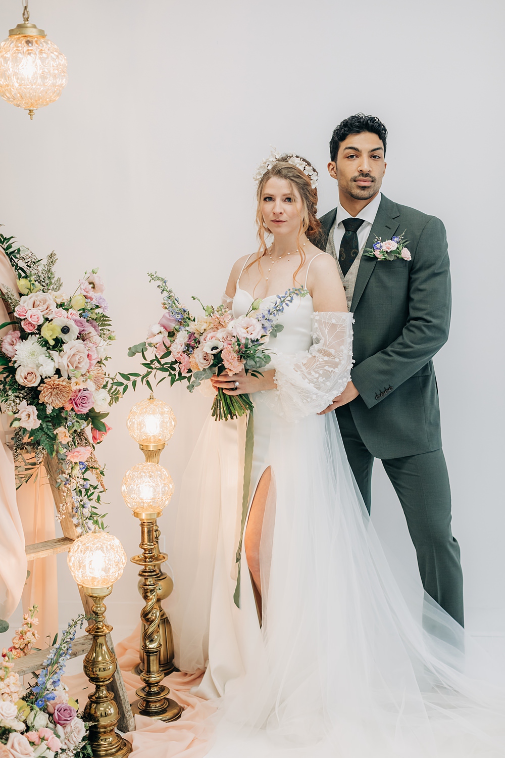 Peach Yellow Lilac Wedding Ideas Tess Lucas Photography