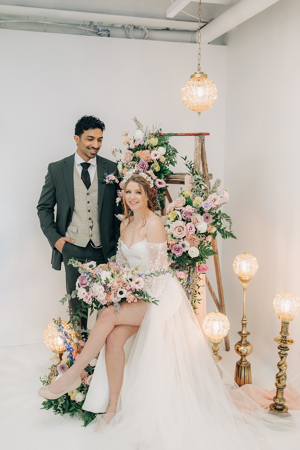 Peach Yellow Lilac Wedding Ideas Tess Lucas Photography