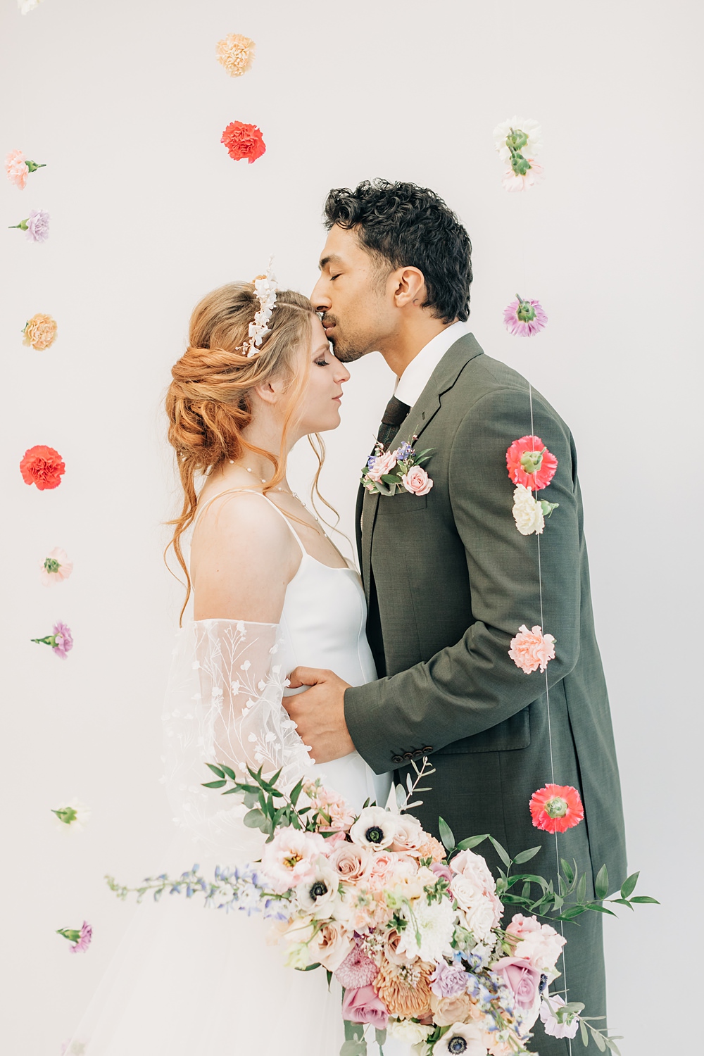 Peach Yellow Lilac Wedding Ideas Tess Lucas Photography