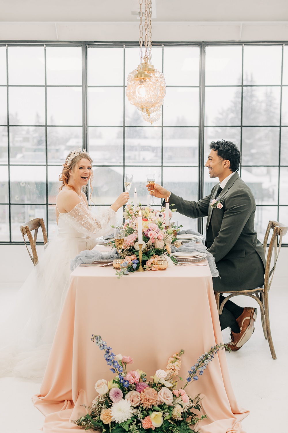 Peach Yellow Lilac Wedding Ideas Tess Lucas Photography