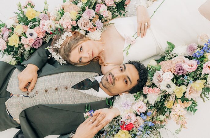 Peach Yellow Lilac Wedding Ideas Tess Lucas Photography