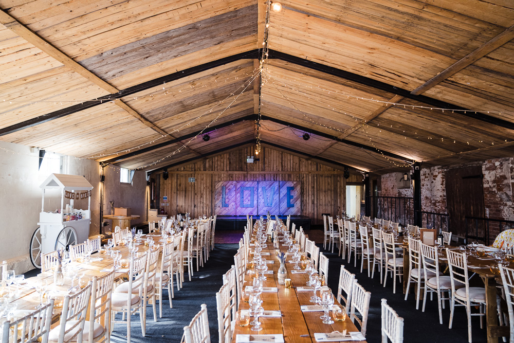 Barn Reception Shropshire Farm Wedding Laura May Photography