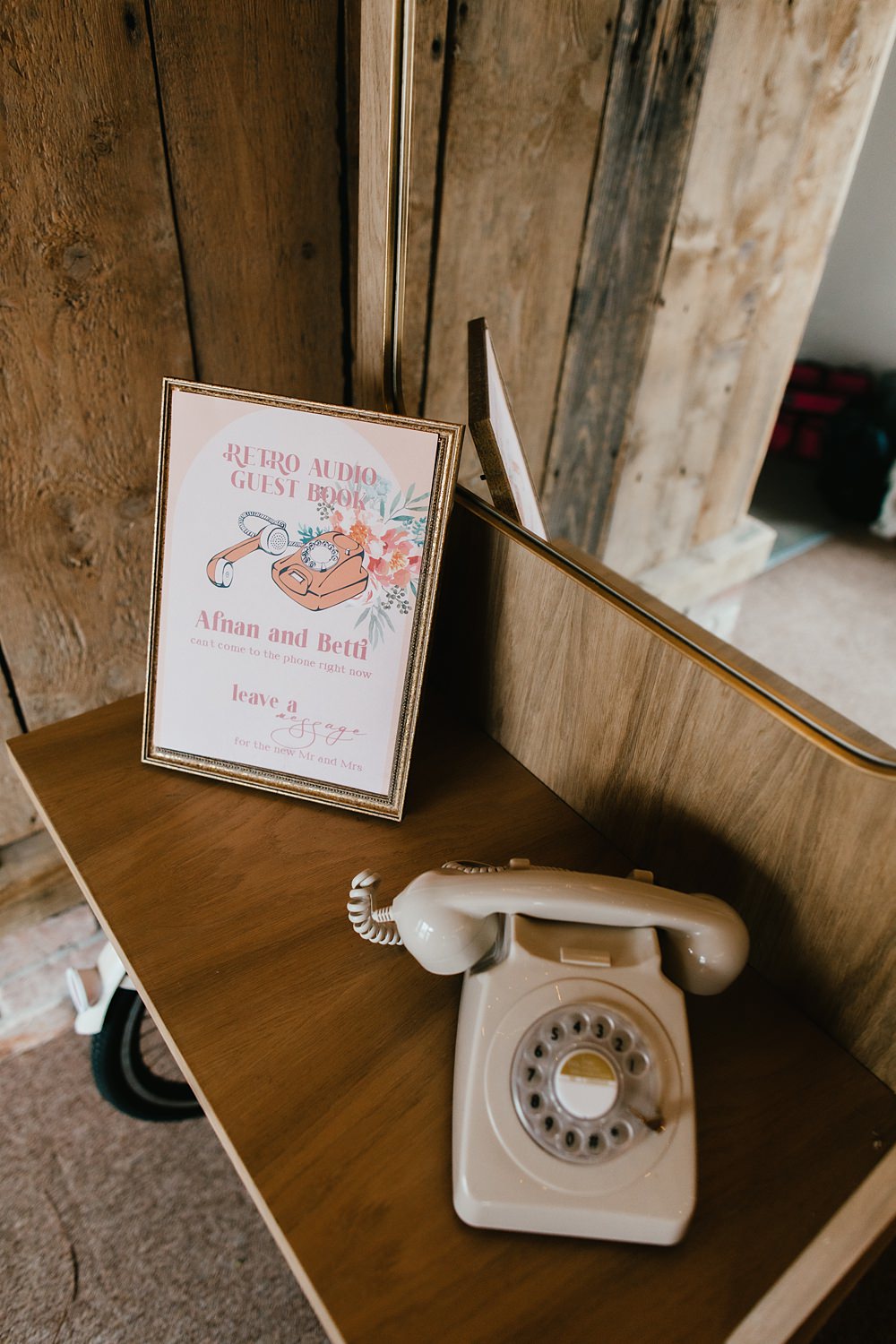 Telephone Audio Book Stokes Barn Farm Wedding Ideas Pippa Volans Photography