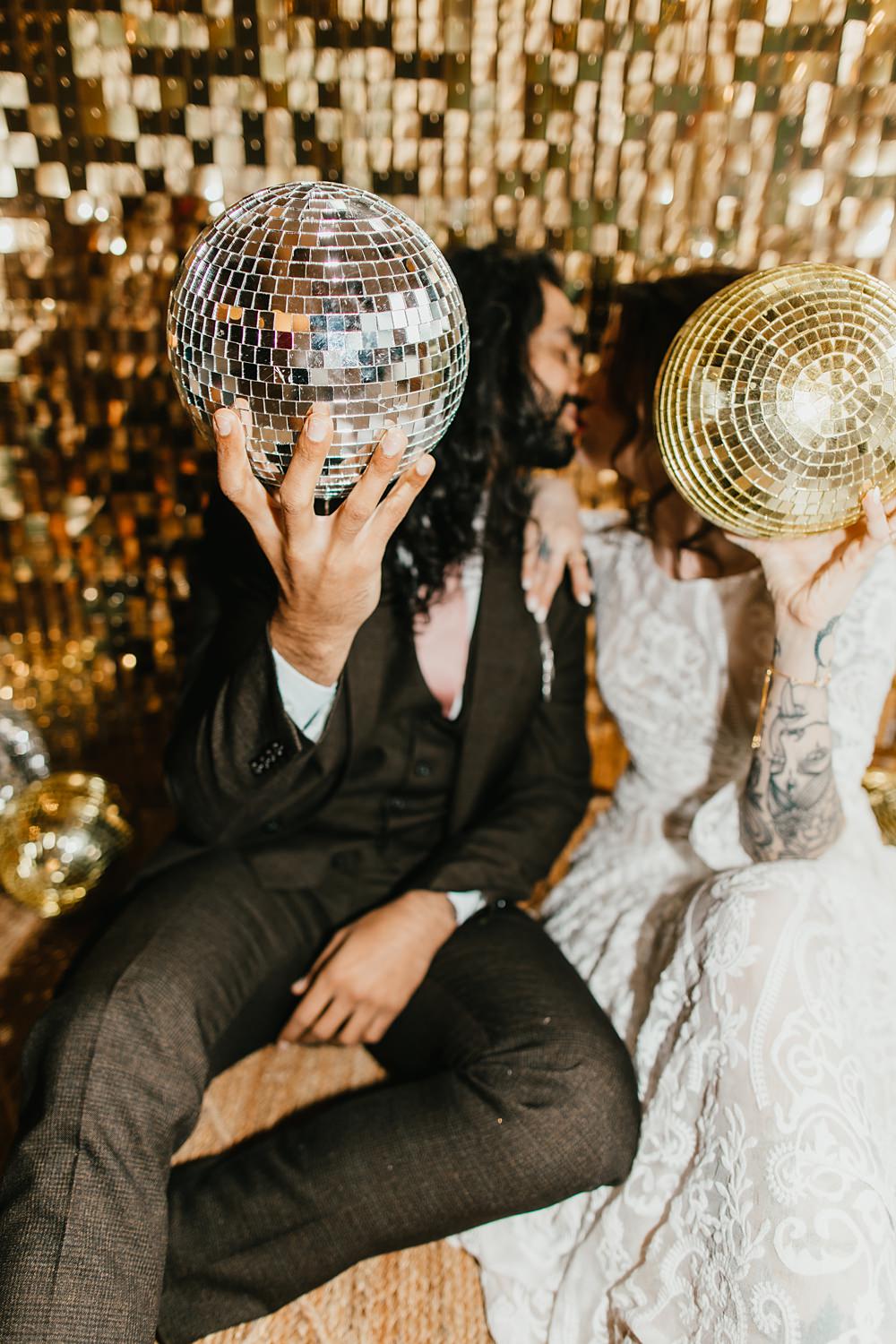 Disco Balls Stokes Barn Farm Wedding Ideas Pippa Volans Photography