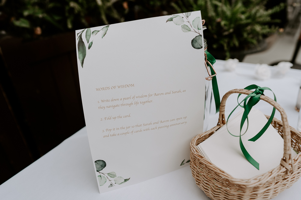 Guest BookTropical Botanical Wedding Gina Fernandes Photography