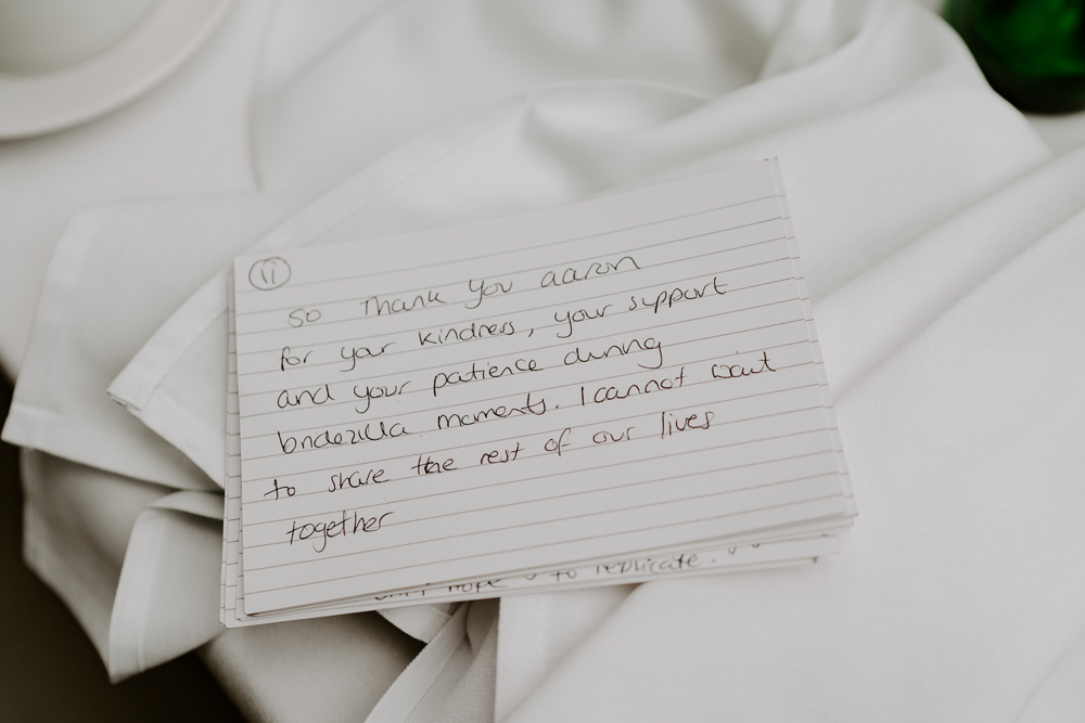 Bride Speech Tropical Botanical Wedding Gina Fernandes Photography
