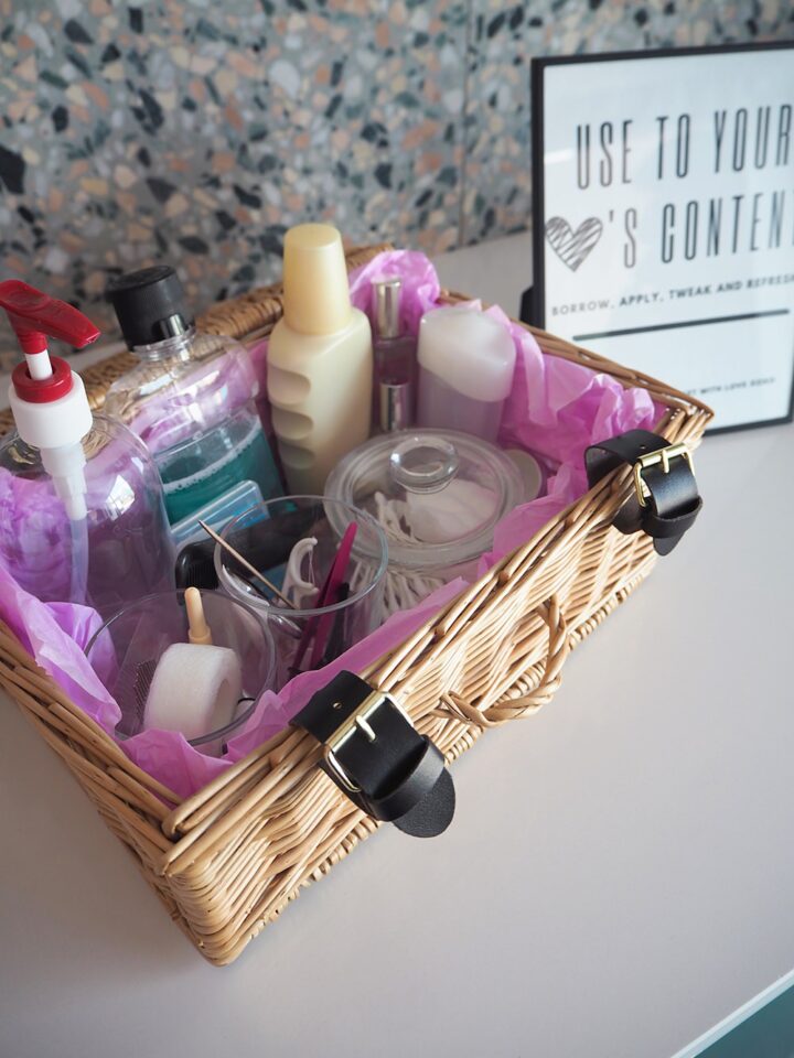 Wedding Bathroom Basket List Ideas Sign