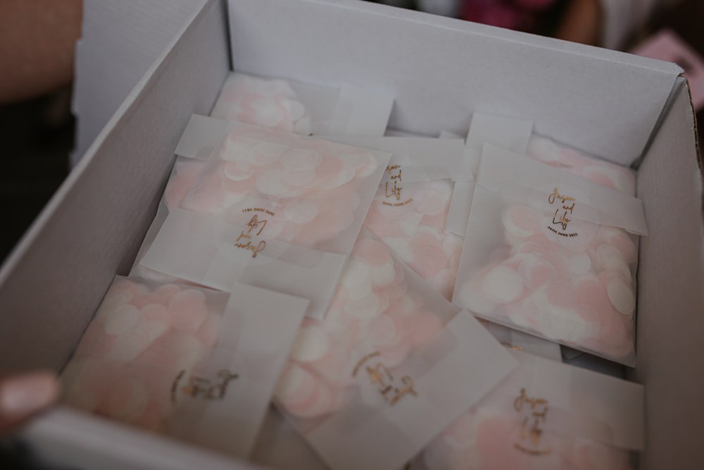 Confetti Envelopes Yi-Ban London Wedding Grace Pham Photography