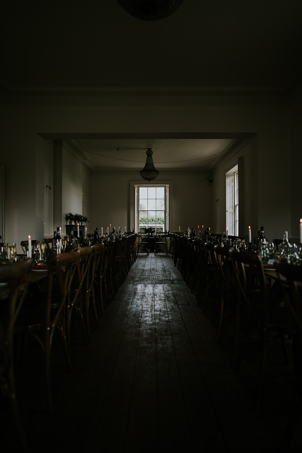 Table Decor Greenery Tall Candles Aswarby Rectory Wedding Ben Barron