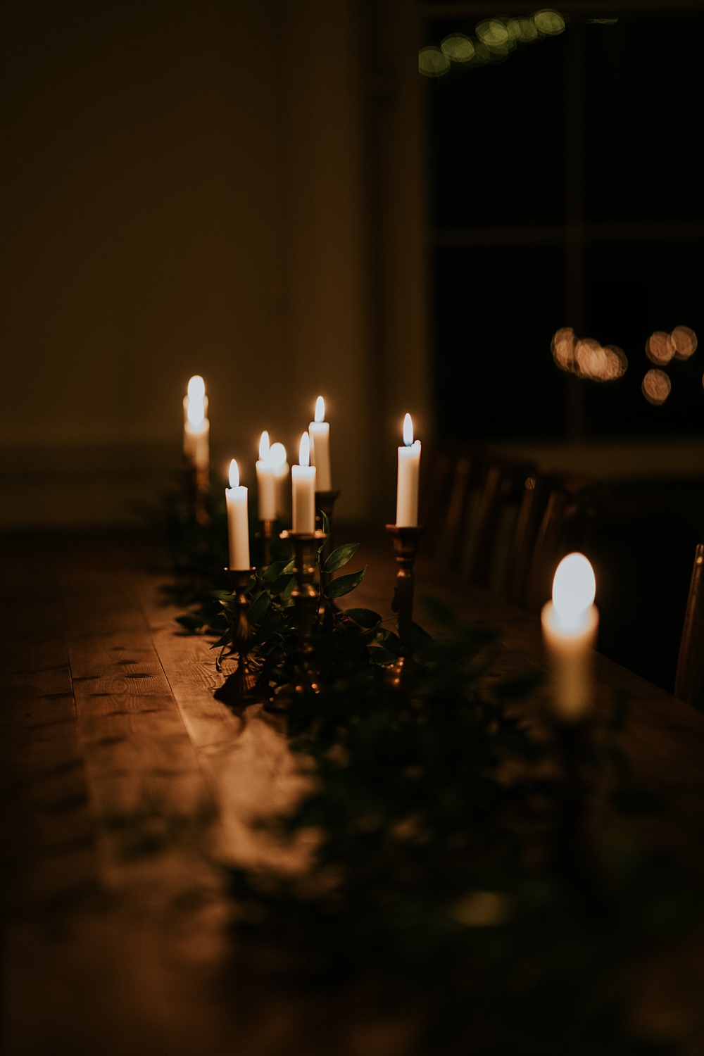 Tall Candles Aswarby Rectory Wedding Ben Barron