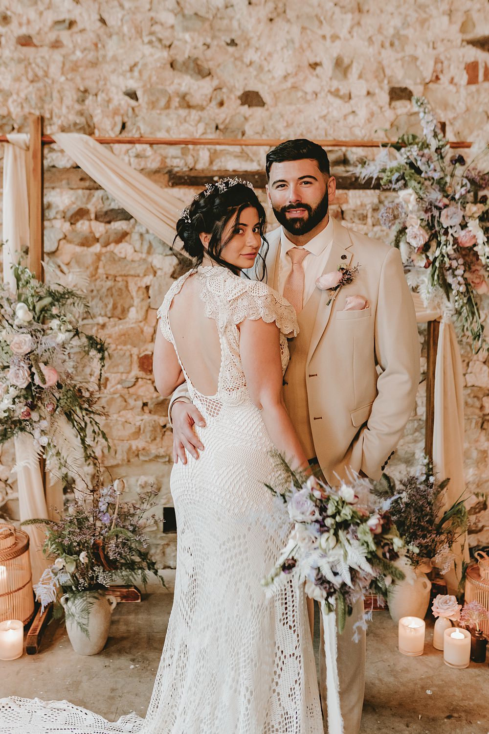 Beige Barn Boho Wedding Gabrielas Photography and Film