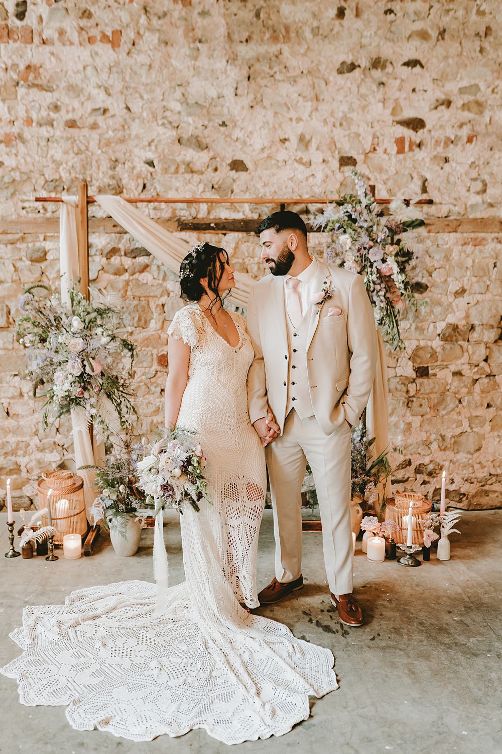 Beige Barn Boho Wedding Gabrielas Photography and Film