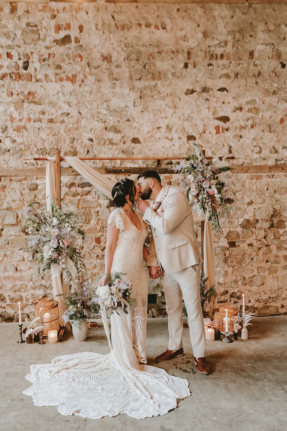 Beige Barn Boho Wedding Gabrielas Photography and Film
