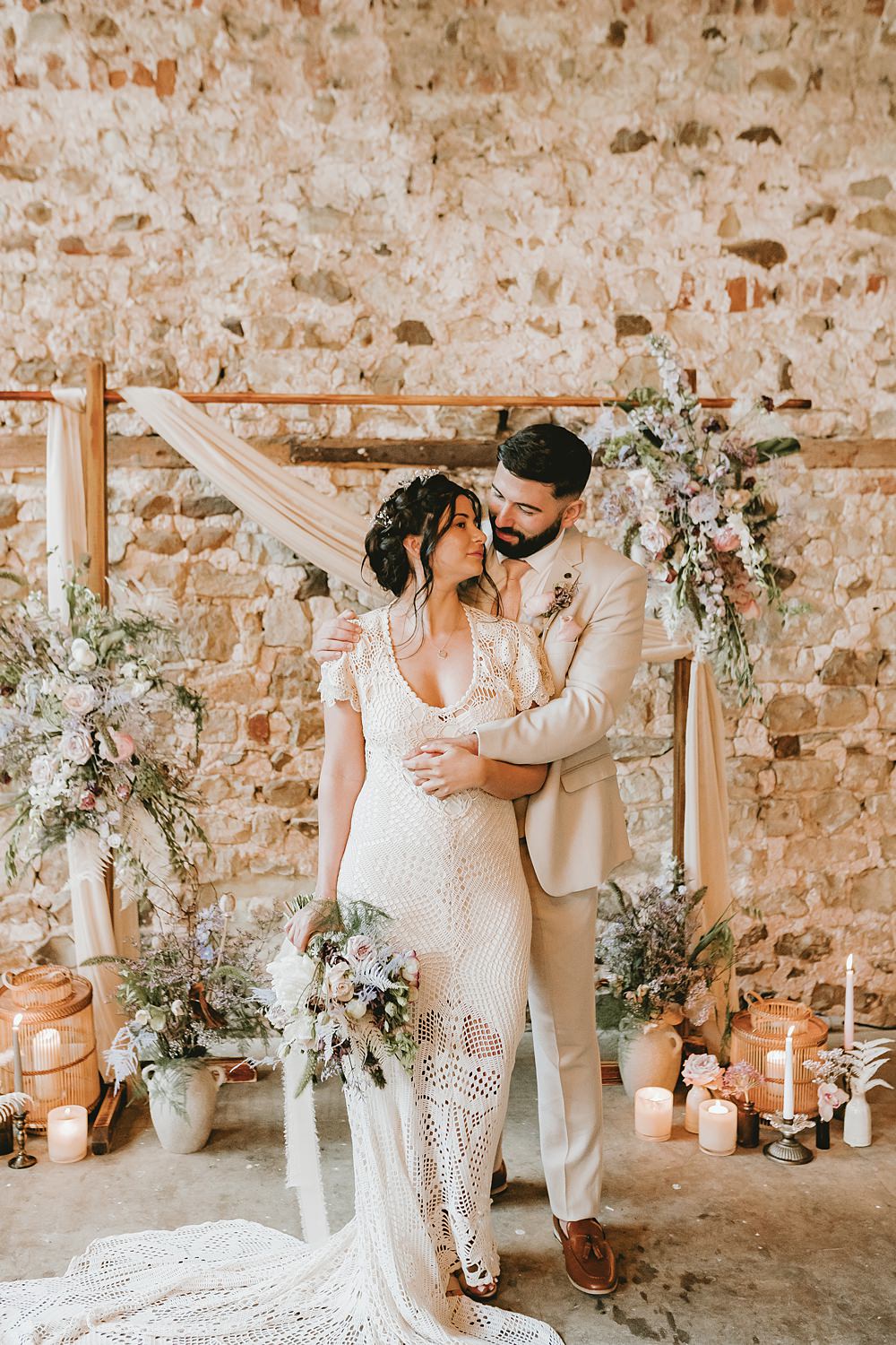 Beige Barn Boho Wedding Gabrielas Photography and Film