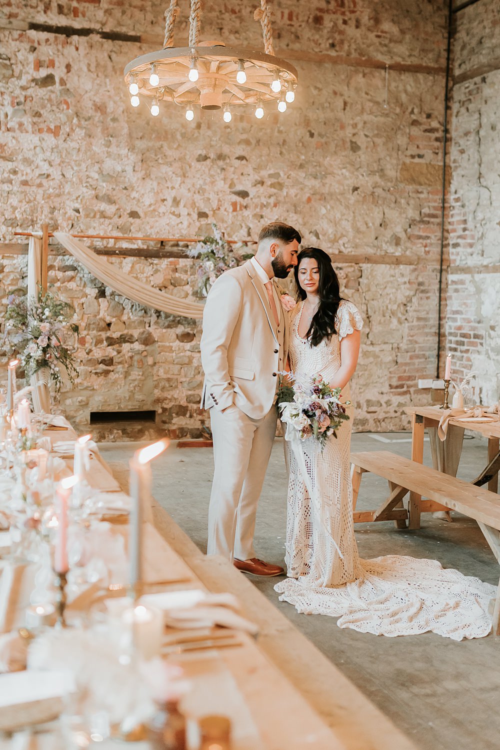 Beige Barn Boho Wedding Gabrielas Photography and Film