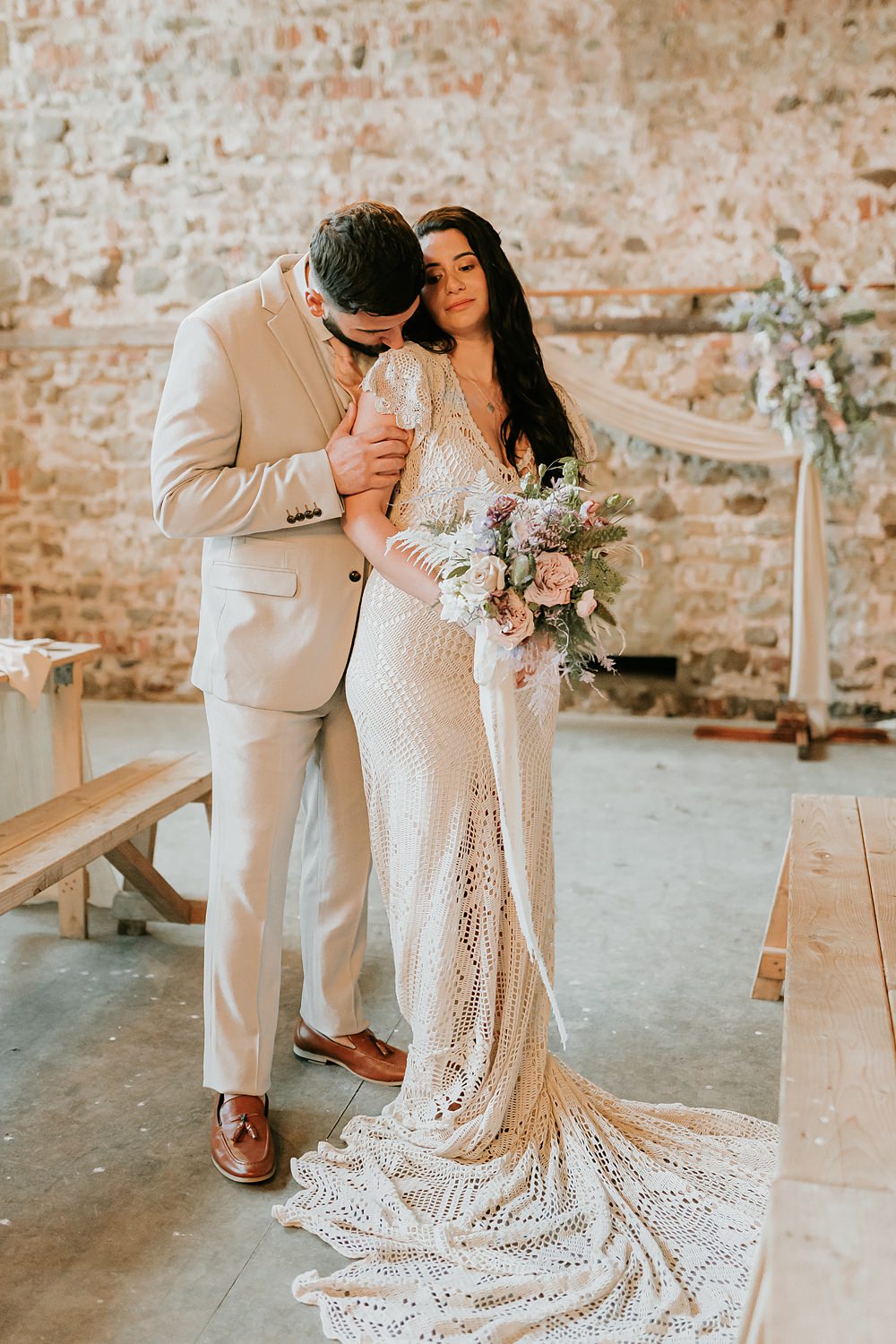 Beige Barn Boho Wedding Gabrielas Photography and Film
