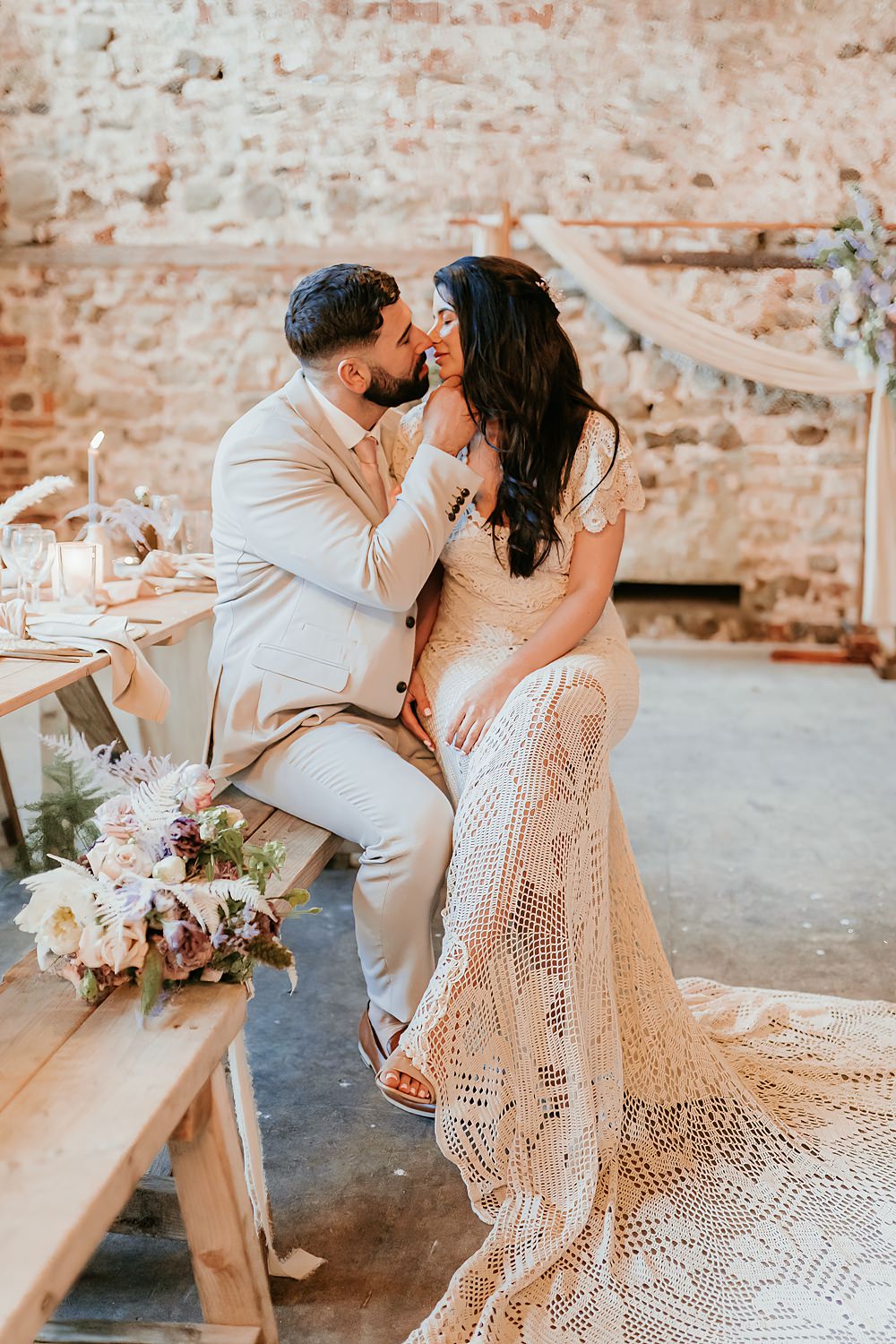 Beige Barn Boho Wedding Gabrielas Photography and Film