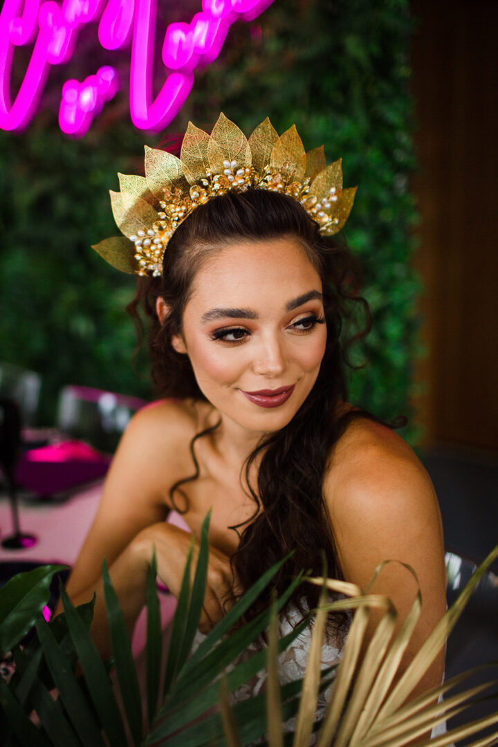 Bridal Makeup Strong Lip Look Idea Terri Pashley Photography