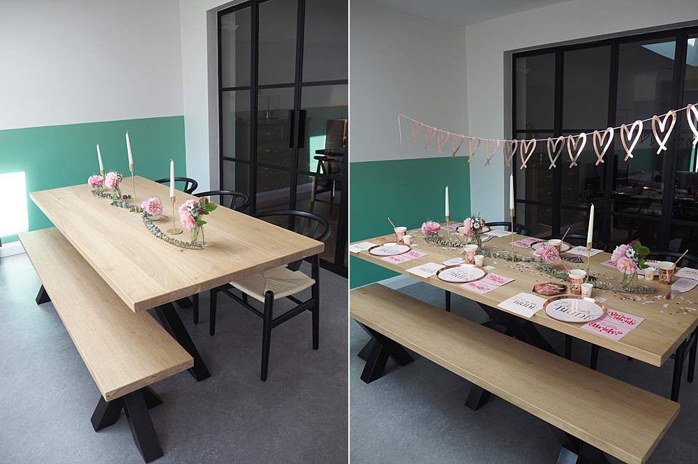 Before After Hen Party Table Decor Ideas